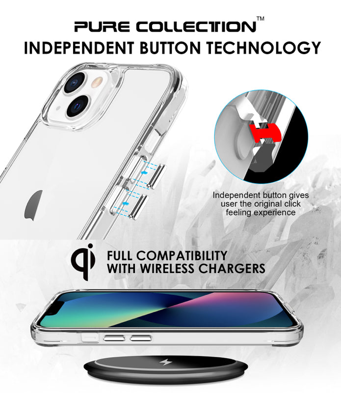 Premium Pure Collection Ultra-Clear Shockproof Hardshell Phone Case- for Apple iPhone 14 Series 2022 - Super Savings Technologies Co.,LTD Premium Pure Collection Ultra-Clear Shockproof Hardshell Phone Case- for Apple iPhone 14 Series 2022 - Super Savings Technologies Co.,LTD